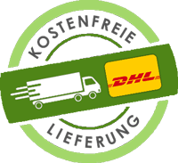 Button kostenfreie Lieferung mit DHL