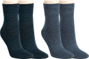 Socken | Thermo Kurz Weich und Warm | 2 Paar
