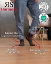 RS. Harmony Socken ohne Gummibund für Damen, 3 Paar, schwarz, 35-38