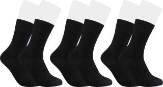 RS. Harmony Socken aus Bambus, der Alltags-Strumpf für Damen und Herren 43033 | 3 Paar | schwarz | 39-42