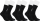 RS. Harmony Socken aus Bambus, der Alltags-Strumpf für Damen und Herren 43033 | 3 Paar | schwarz | 43-46