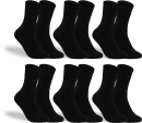 RS. Harmony Socken ohne Gummibund für Damen, 6 Paar, schwarz, 39-42