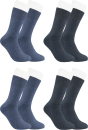 Socken | Innenfrottee Thermo Extra Warm Ohne Gummi | 4 Paar