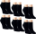 Sneaker-Socken | Klassisch Baumwolle Qualität Extrafeine Masche | 6 Paar
