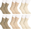 RS. Harmony Socken aus Bambus, der Alltags-Strumpf f&uuml;r Damen und Herren 43042 | 6 Paar | verschiedene Naturt&ouml;ne | 39-42