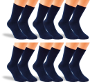 RS. Harmony Socken aus Bambus, der Alltags-Strumpf für Damen und Herren 43044 | 6 Paar | marine | 43-46
