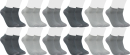Sneaker-Socken | Bambus Super Weich Atmungsaktiv | 12...