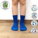 RS. Harmony Kinder Socken "Bambus", verstärkte Belastungszonen, extra weich auf der Haut, atmungsaktiv, für Jungs und Jugendliche | marine, jeans, dunkelblau | 35-38 | 6 Paar