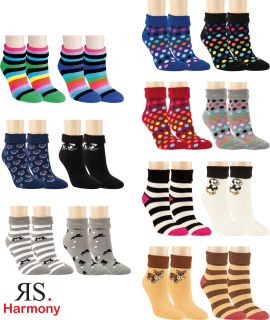 RS. Harmony | Thermo Socken mit Umschlagrand für Damen