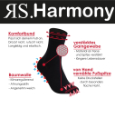 RS. Harmony Kinder-Socken mit Motiv aus Baumwolle für Mädchen 20857 | 6 Paar | Bild Eule mit Ringel und Punkte | Farbe lila-rosé | Größe 27-30