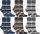 RS. Harmony Design-Socken Bambus mit bunte Ringel-Streifen Motiv für Damen, Komfortbund und sehr flache Zehen-Naht 11996 (81105) | 6 Paar | anthrazit, grau, jeans - farbige stripes | 39-42