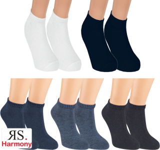 RS. Harmony | Kinder Sneaker-Socken "Uni-Farben"