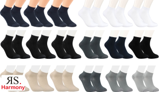 RS. Harmony | Bambus Kurzsocken Quarter-Socks für Damen & Herren