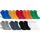 ERKARIO | Sneaker-Socken in vielen UNI-Farben im Spar-Set...
