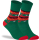 Socken Baumwolle Christmas-Motiv | Design 8 (grün)