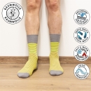 Socken Baumwolle Ringel Doppel-Garn