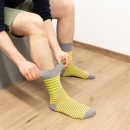Socken Baumwolle Ringel Doppel-Garn