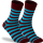 Socken Baumwolle Ringel Doppel-Garn