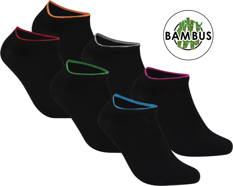 Sneaker-Socken Bambus Farbring