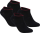 gigando  | black meets bordeaux Baumwoll-Sneaker-Socken  | 4 Paar  | schwarz-bordeaux  | 35-38  |