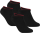 gigando  | Edge Bambus-Sneaker-Socken  | 4 Paar  | schwarz-rot  | 35-38  |