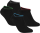 gigando  | Edge Bambus-Sneaker-Socken  | 4 Paar  | rot, grün, blau, silber  | 39-42  |