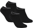 gigando  | Edge Bambus-Sneaker-Socken  | 4 Paar  | schwarz-silber  | 35-38  |