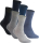 gigando  | Shades for Ladys Socks Box  | 6 Paar  | blau, silber  | 35-38  |
