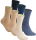 gigando  | Shades for Ladys Socks Box  | 6 Paar  | natur, blau  | 39-42  |