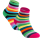 gigando  | Colored Thermo Socks with Dots and Stripes  | 2 Paar  | green stripes & pink stripes  | 35-38  |