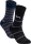 gigando  | Comfortable Christmas Socks  | 2 Paar  | schwarz, marine  | 43-46  |