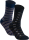 gigando  | Comfortable Christmas Socks  | 2 Paar  | marine, navy  | 35-38  |