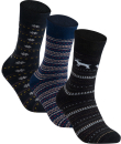 gigando  | Comfortable Christmas Socks  | 3 Paar  | schwarz, marine, navy  | 43-46  |