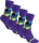 gigando  | karo Baumwoll-Socken  | 4 Paar  | lila  | 35-38  |