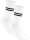 gigando  | Sports Baumwoll-Socken für Damen und Herren  | 2 Paar  | 2x weiß  | 43-46  |