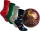 gigando | Wintertime Baumwoll Socken in Christbaumkugel | 4 Paar | rot, grün, silber, navy | 39-42 |