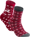 gigando  | Comfortable Christmas Socks for Ladys in Christbaumkugel | 2 Paar |