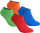 gigando  | colorful Baumwoll-Sneaker-Socken  | 4 Paar  | rot, grün, orange, blau  | 43-46  |