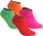 gigando  | colorful Baumwoll-Sneaker-Socken  | 4 Paar  | rot, grün, rosa, orange  | 35-38  |