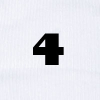 weiß - 4 Paar