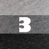 schwarz, anthrazit, silber - 3 Paar
